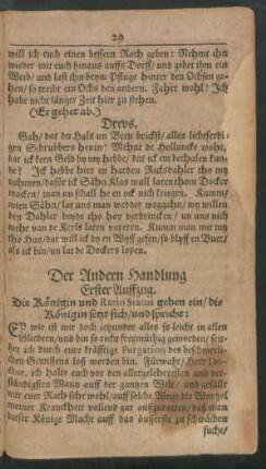 Der Andern Handlung ...