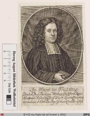 Bildnis Johann Heinrich Feustking