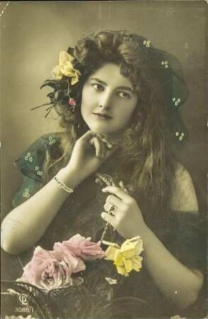 [Porträt mit Rosen]