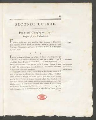 Seconde Guerre.