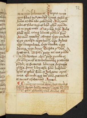 Oratio de septem gaudiis Mariae