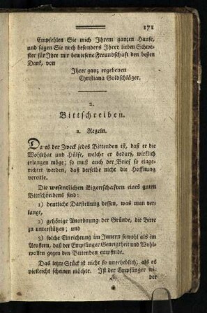 2. Bittschreiben