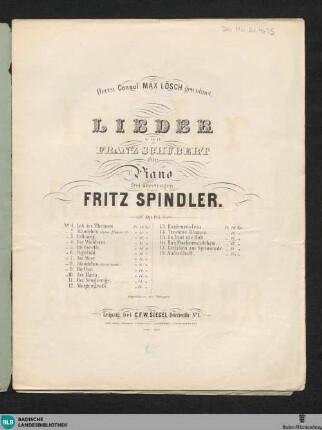 15: Du bist die Ruh : op. 183