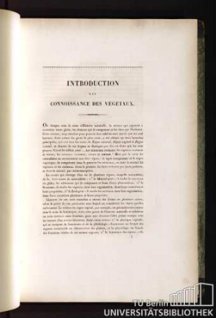 Introduction a la connoissance des végétaux.