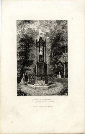 Hebel, Johann Peter - Denkmal im Schlossgarten Karlsruhe