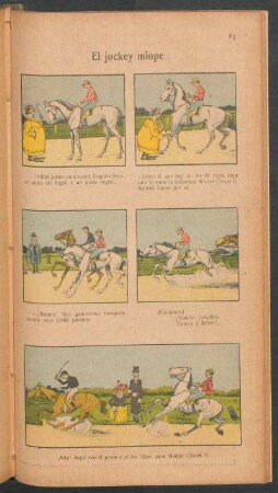 El jockey miope - [Cómic]