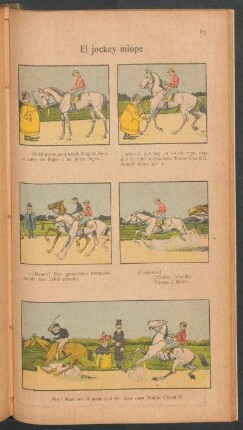 El jockey miope - [Cómic]