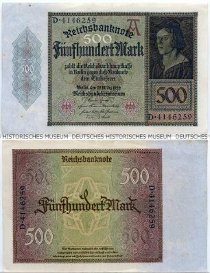 Deutsches Reich, 500 Mark