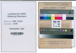 Entnazifizierung Otto Schroeder , geb. 05.06.1902 (Gewerbeoberlehrer)