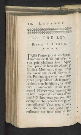 Lettre LXVI.