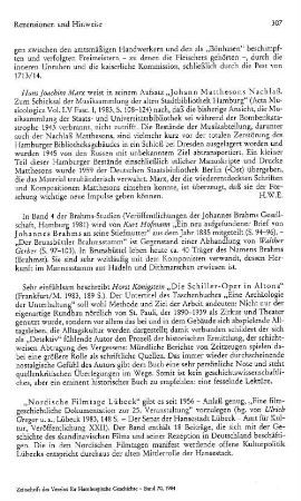 Nordische Filmtage Lübeck, eine filmgeschichtliche Dokumentation zur 25. Veranstaltung, hrsg. von Ulrich Gregor, (Veröffentlichung, Senat der Hansestadt Lübeck, Amt für Kultur, 22) : Lübeck, 1983