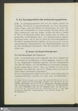 II. Zur Sprachgeschichte des Untersuchungsgebietes