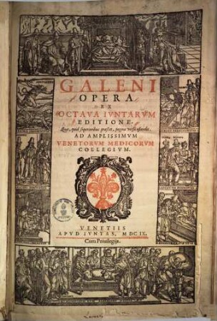 Galeni Opera, 1.. Libri isagogici. 1. & 2. classis librorum Galeni