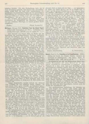 423-424 [Rezension] Milligan, George, Selections from the Greek Papyri