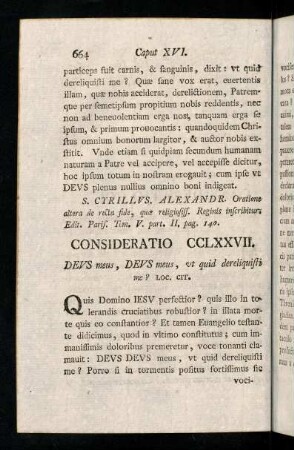 664-674, Consideratio CCLXXVII - CCLXXXI