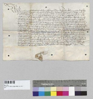 Herzog Heinrich [XVI.] von Bayern entscheidet im Rechtsstreit zwischen dem Kloster Seligenthal und Wilhelm Stingelheimer zu Thürnthenning (Dürenteiningen) wegen der Schenke zu Moosthenning (Mosteinning). S: Herzog Heinrich [XVI.] von Bayern