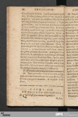 Caput XVII. De Peccato Originali.