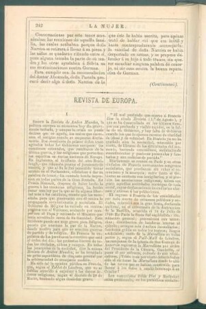 Revista de Europa.