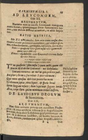 Ad Leuconoin. Ode XI. - Ad Maecenatem. Ode XX.