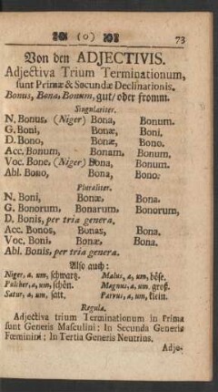 Von den Adjectivis