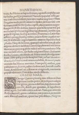 Oratio Marii.