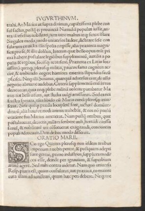 Oratio Marii.