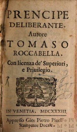 Prencipe deliberante