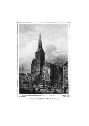 Tafel: Die Nikolaikirche in Berlin