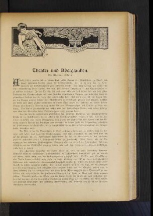 Theater und Aberglauben