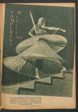 Vampiresa modelo 1933