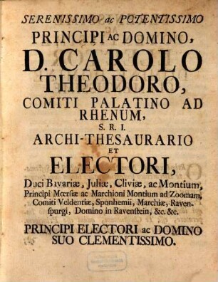 Idea nomothesiae ecclesiasticae, systematis hierarchici fundamentis innixa : contraque hypotheses & crisin Puffendorffii, Pfaffii, Boehmeri, aliorumque modesta asserta