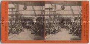 Gefolge des Königs Aibethul von der Insel Koror an Bord der SMS Hertha, Nr. 232 aus der Serie "Marine" von der Weltumsegelung auf der S.M.S. "Hertha"