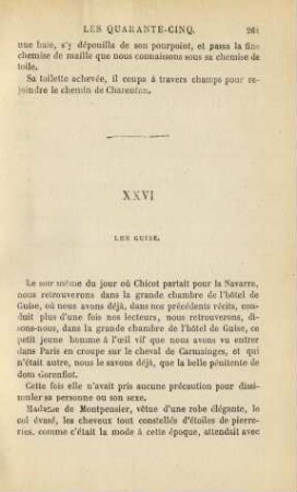 XXVI. Les guise