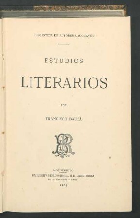 Estudios literarios