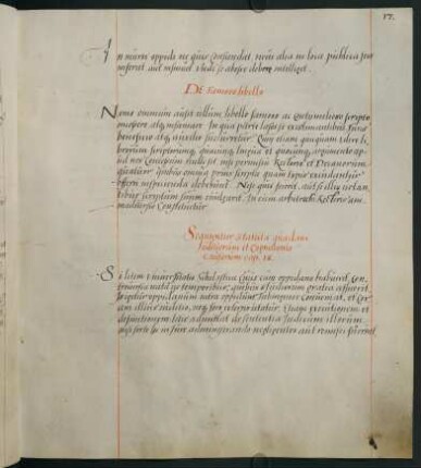 18. Sequuntur statuta quaedam Juditiorum et Cognitionis causarum.
