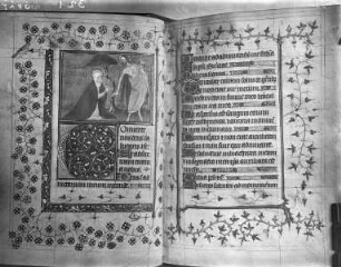 Manuskript Nr. 321 — Miniatur Christus und Magdalena, Folio 26verso