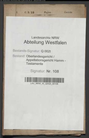 Kreitz, Johann Mauritz und Helena geb. Jansen, Eheleute, Hamm, Landgerichts-Registratur-Assistent