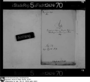 Bestallung des Archivars Alexander Theodor von Ehrenburg