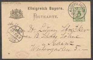 Brief an B. Schott's Söhne : 02.06.1896
