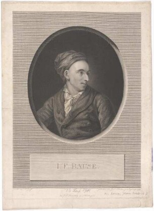 Bildnis des I. F. Bause