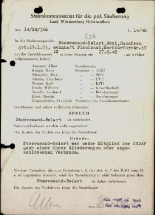 Stoevesand-Belart, Rosi