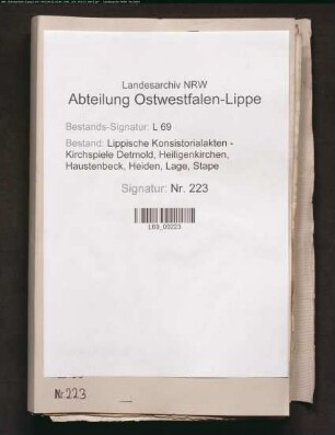 Besetzung der Schulmeisterstelle