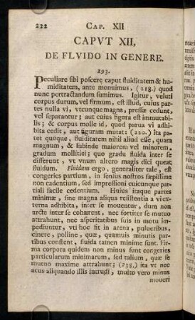 222-230, XII. De Fluido in genere (293 - 302)