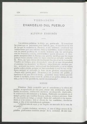 Verdadero Evangelio del Pueblo : XXXII [Continuación] - XXXVII