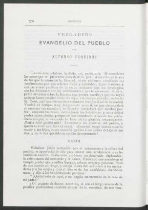 Verdadero Evangelio del Pueblo : XXXII [Continuación] - XXXVII