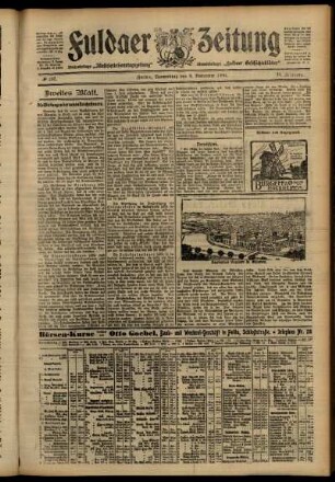 Zweite Ausgabe vom Donnerstag, den 08. November 1906.