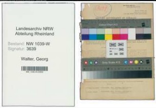 Entnazifizierung Georg Walter , geb. 21.02.1899 (Betriebsleiter)