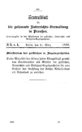 Ministerium der geistlichen etc. Angelegenheiten