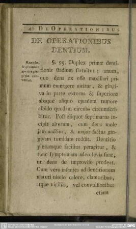 De Operationibus Dentium