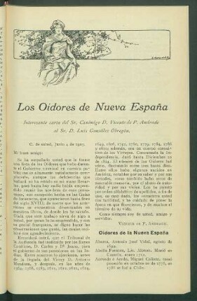 Los Oidores de Nueva España